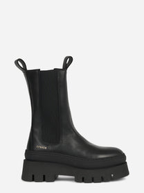 Chelsea boot CPH685 in pelle nera - vista laterale
