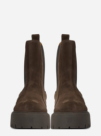 Chelsea boot CPH715 in camoscio chocolate - vista frontale