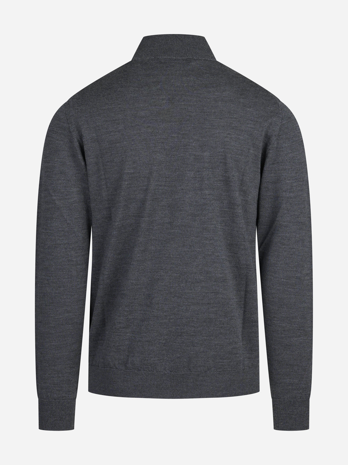 Lupetto in lana Merino grigio - dettaglio del prodotto