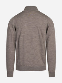 Lupetto in lana Merino beige - dettaglio del prodotto