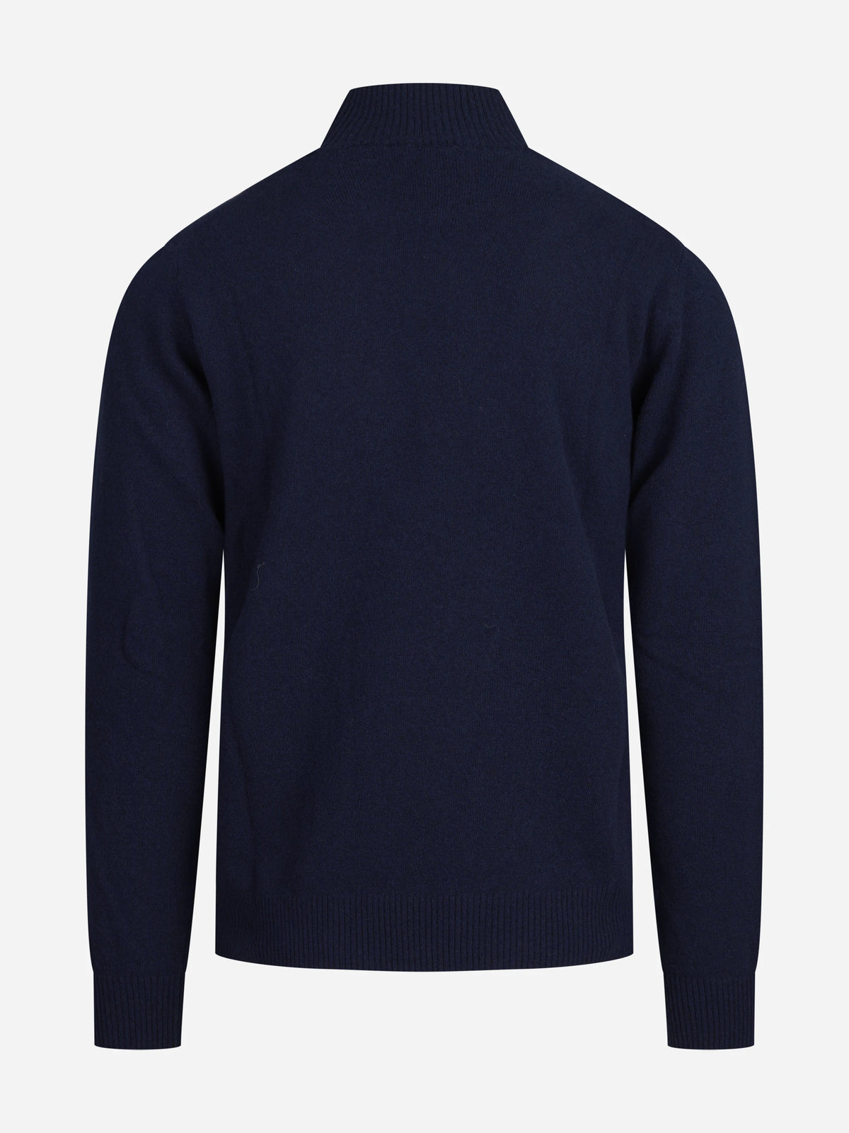 Lupetto in lana e cashmere blu - dettaglio del prodotto