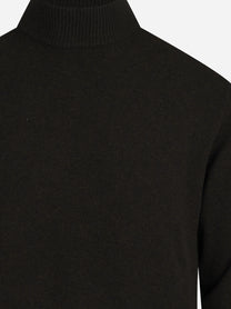 Lupetto in lana e cashmere testa di moro - vista posteriore