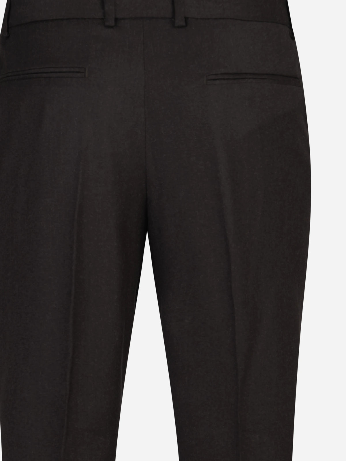 Pantaloni in lana e cashmere marrone - dettaglio del prodotto