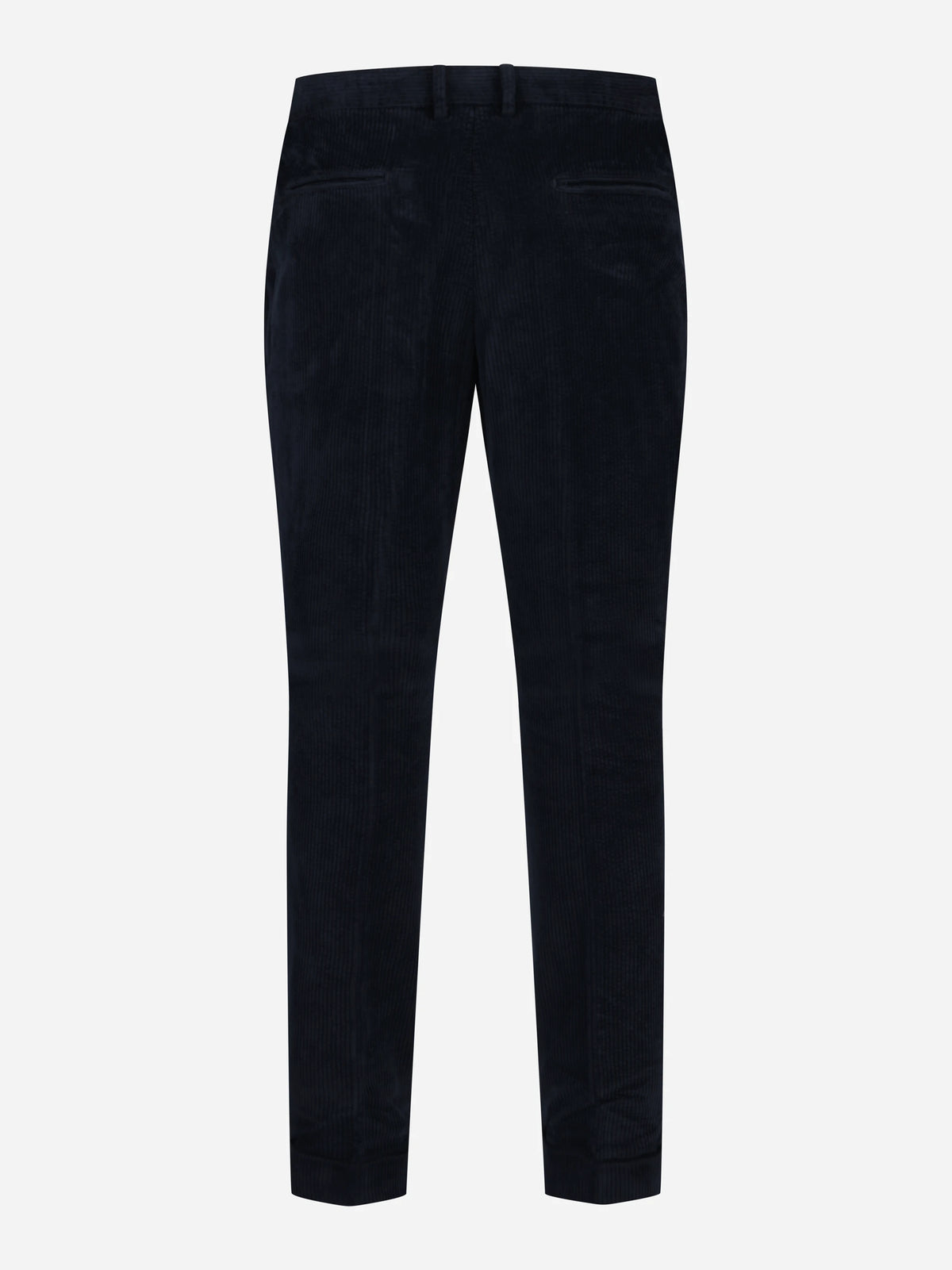 Pantaloni in cotone e modal blu - vista posteriore