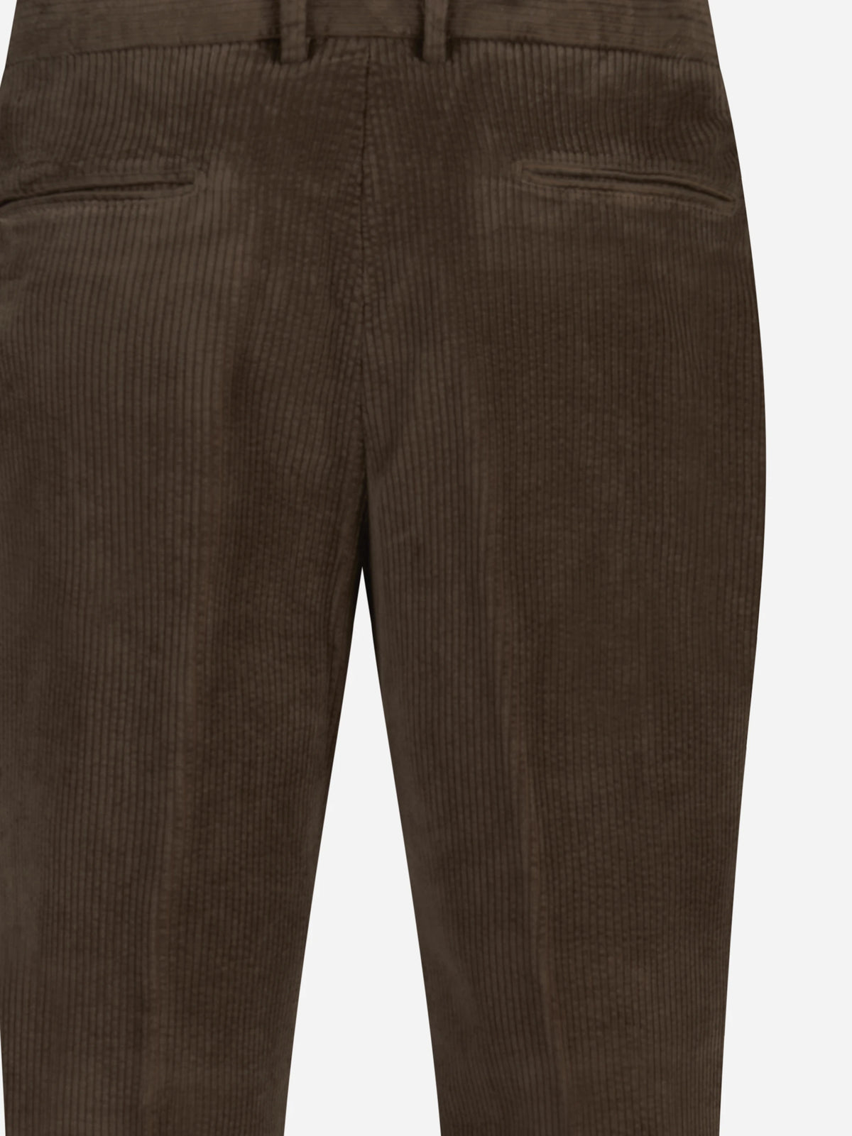 Pantaloni in cotone e modal marrone - dettaglio del prodotto