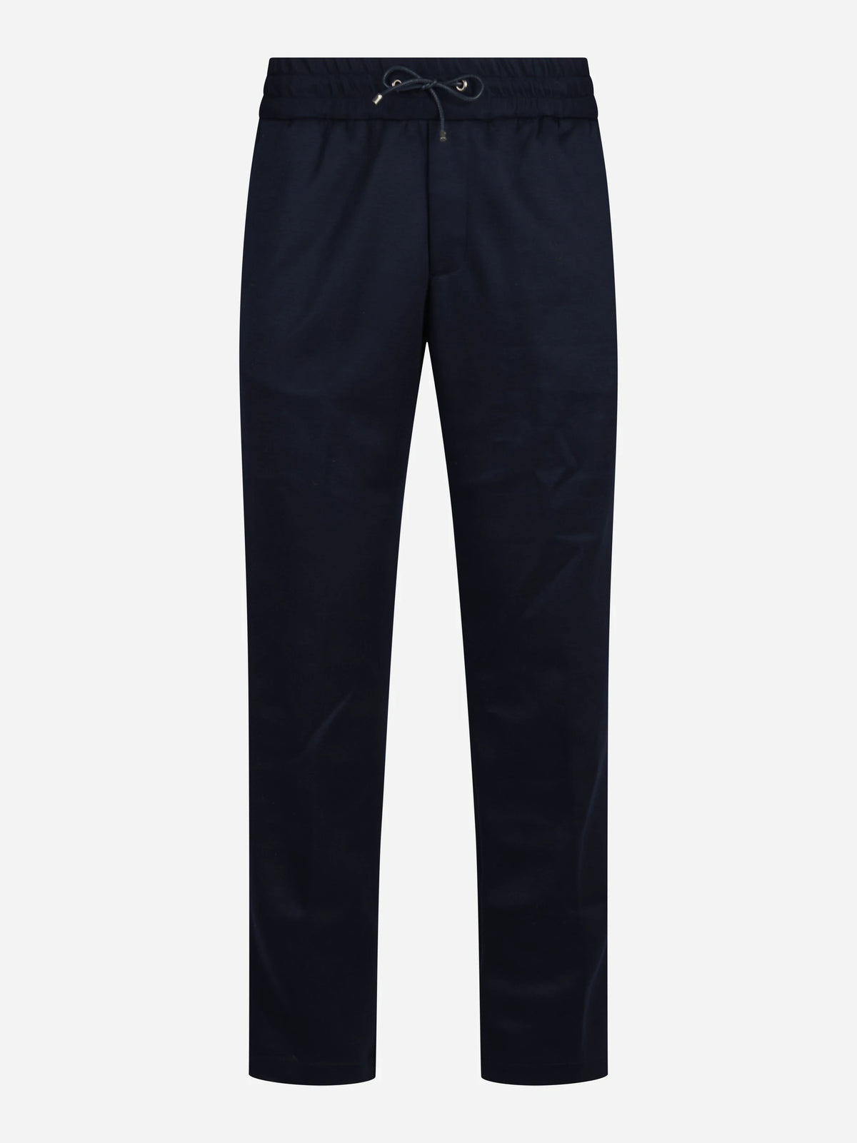 Pantalone jogging con coulisse blu - vista frontale