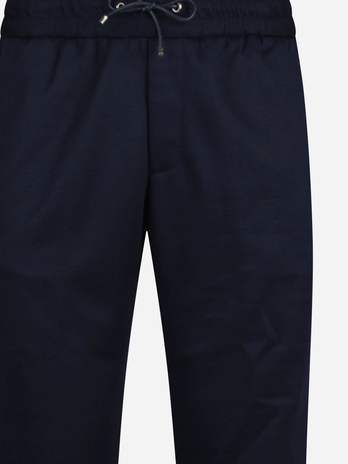 Pantalone jogging con coulisse blu - vista posteriore