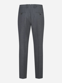 Pantalone sartoriale con risvolto grigio - dettaglio del prodotto