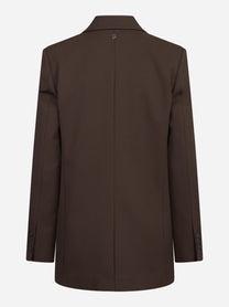 Blazer doppiopetto regular in gabardine di lana DONDUP – immagine 2 di 3