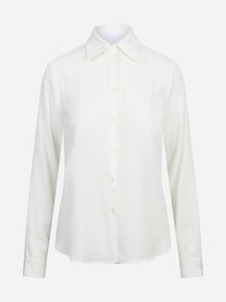 Camicia regular fit in crêpe de Chine misto seta DONDUP – immagine 1 di 3