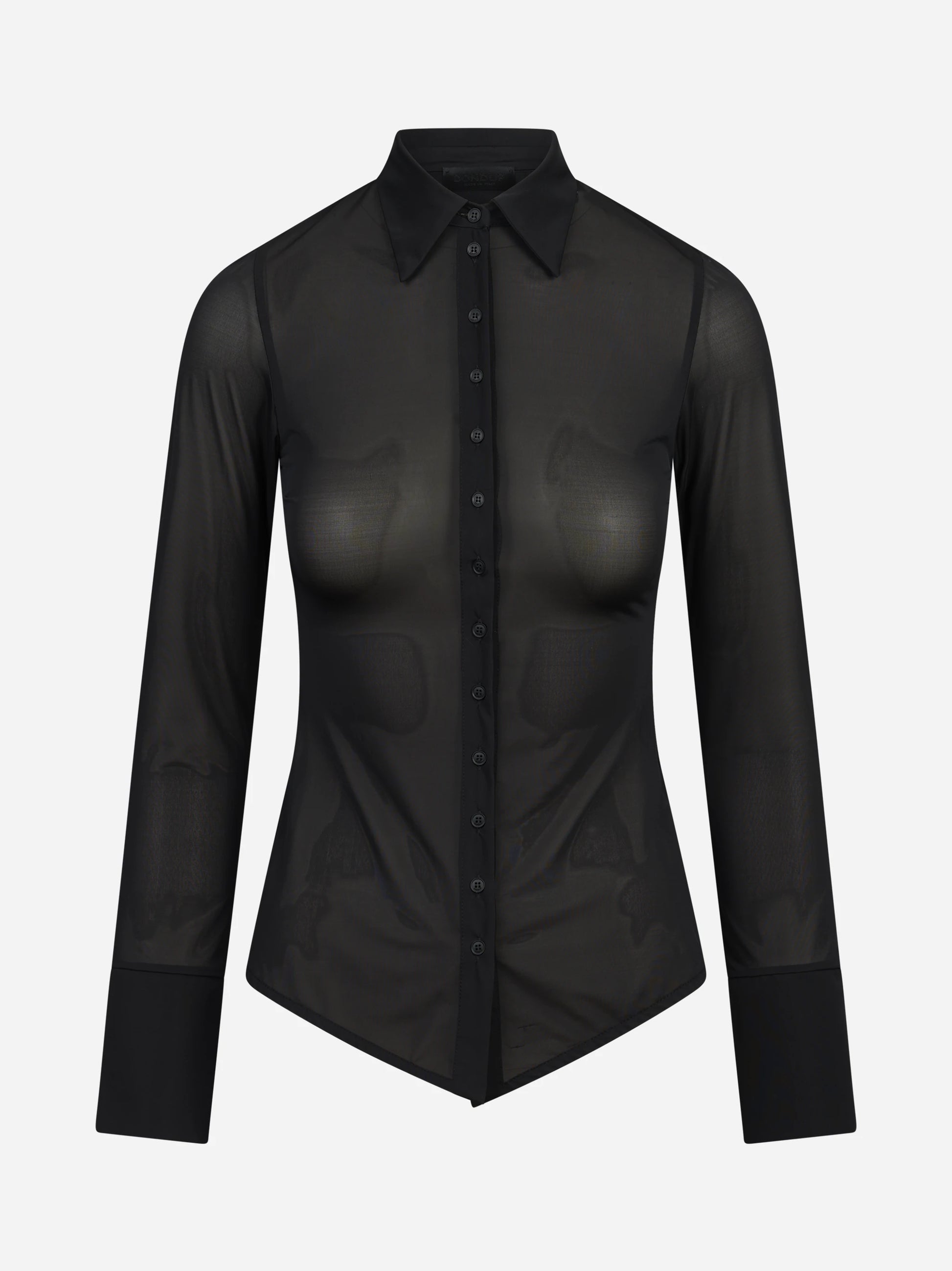 Camicia slim fit in crêpe tulle DONDUP – immagine 1 di 3