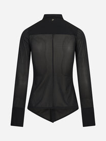 Camicia slim fit in crêpe tulle DONDUP – immagine 2 di 3