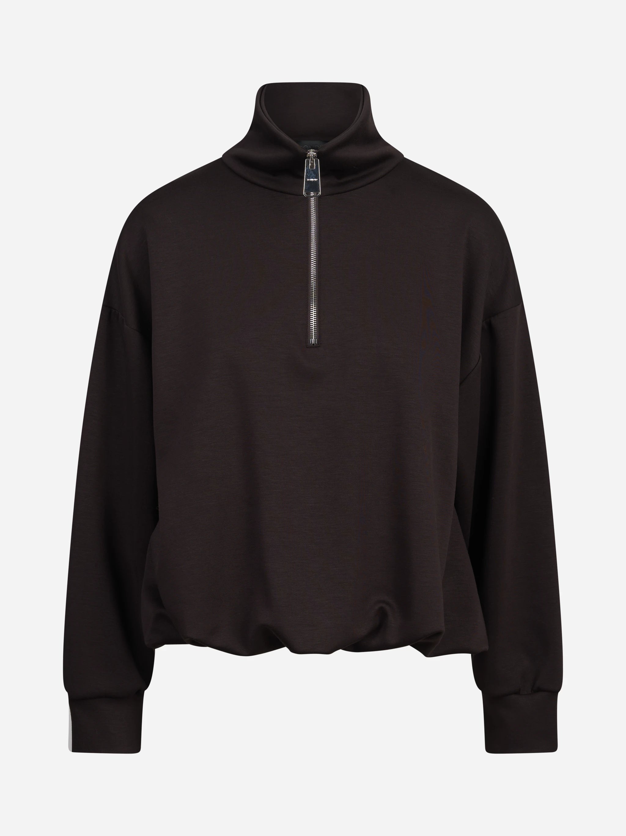 Felpa regular-fit in scuba marrone DONDUP – immagine 1 di 3