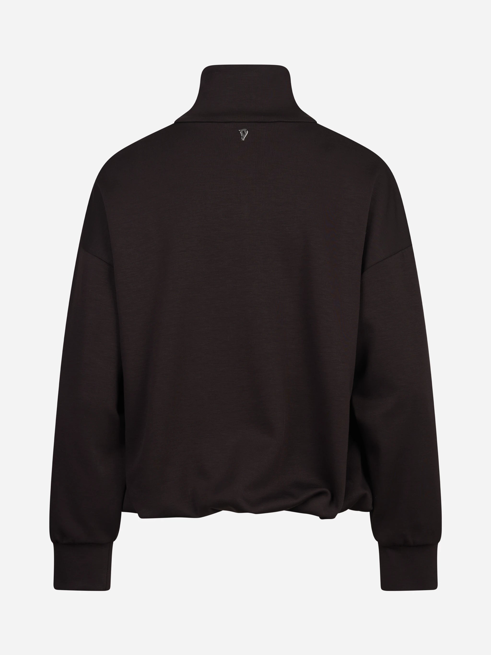 Felpa regular-fit in scuba marrone DONDUP – immagine 2 di 3