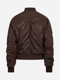 Bomber oversize in pelle di agnello DONDUP – immagine 2 di 3