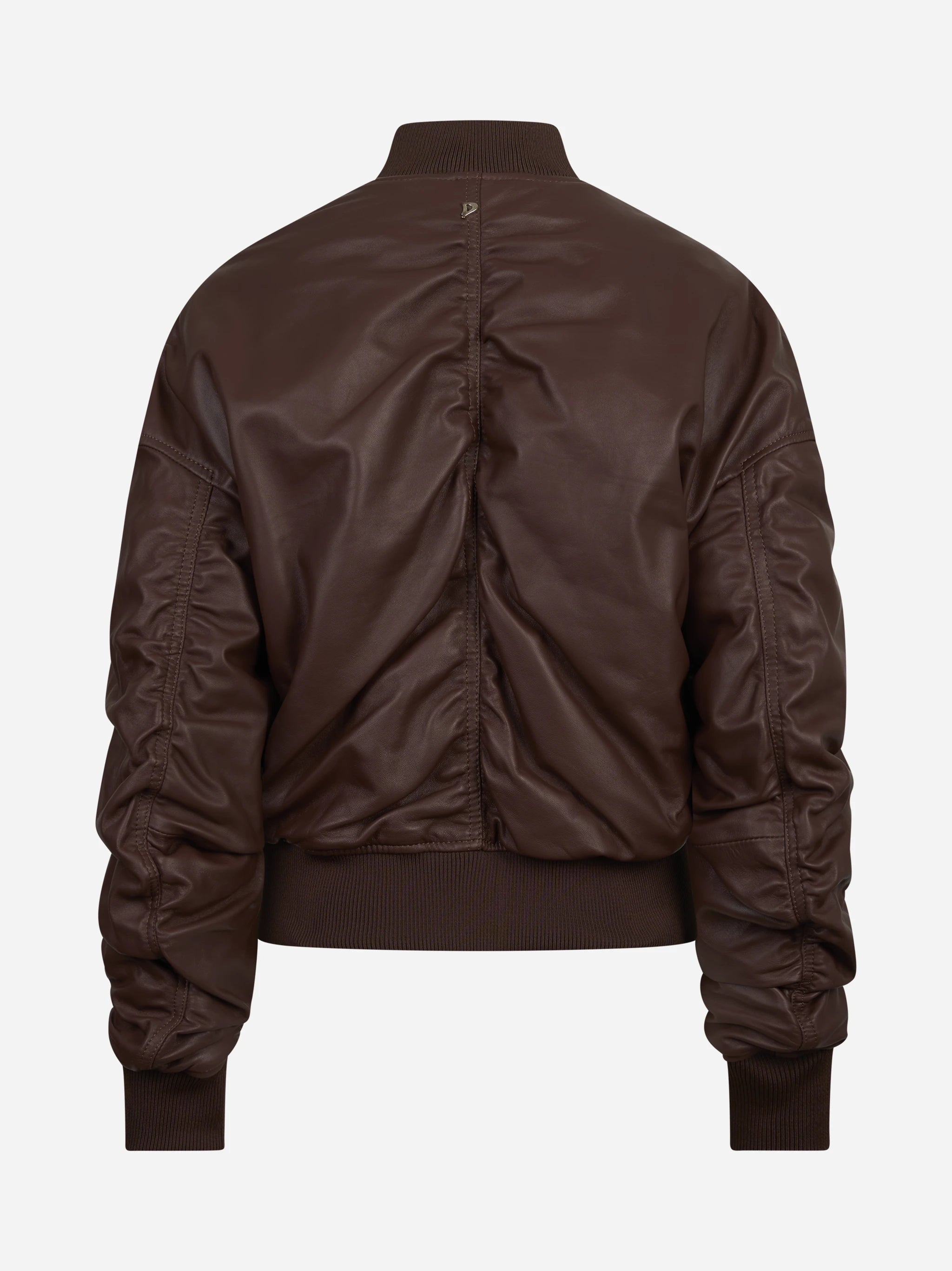Bomber oversize in pelle di agnello DONDUP – immagine 2 di 3