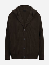 Cardigan oversized pescatore marrone DONDUP – immagine 1 di 3