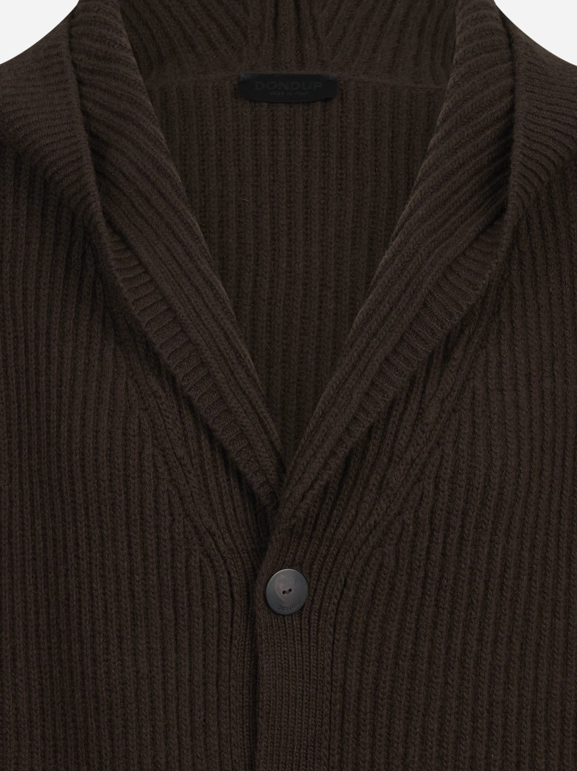 Cardigan oversized pescatore marrone DONDUP – immagine 3 di 3