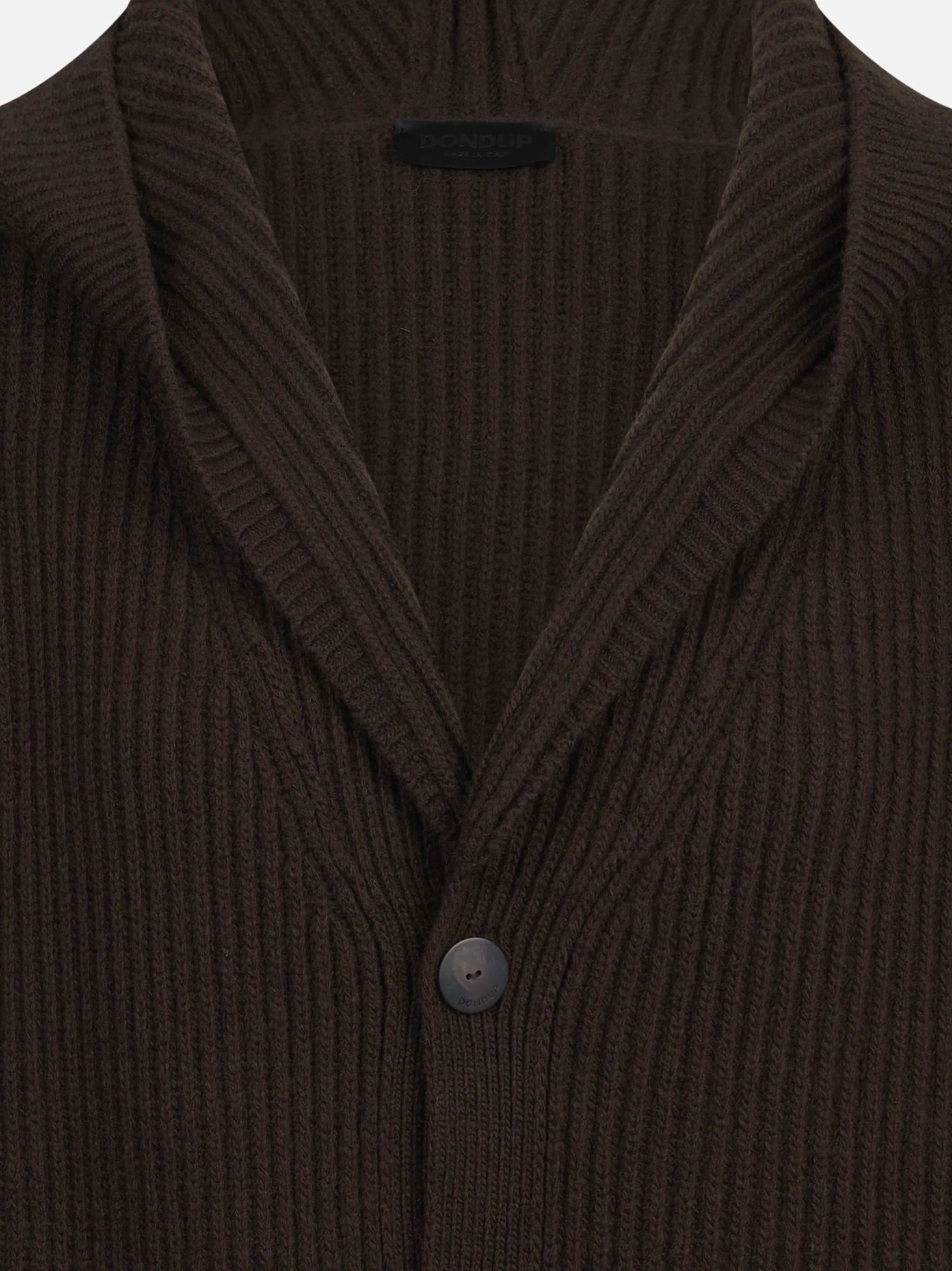 Cardigan oversized pescatore marrone DONDUP – immagine 3 di 3
