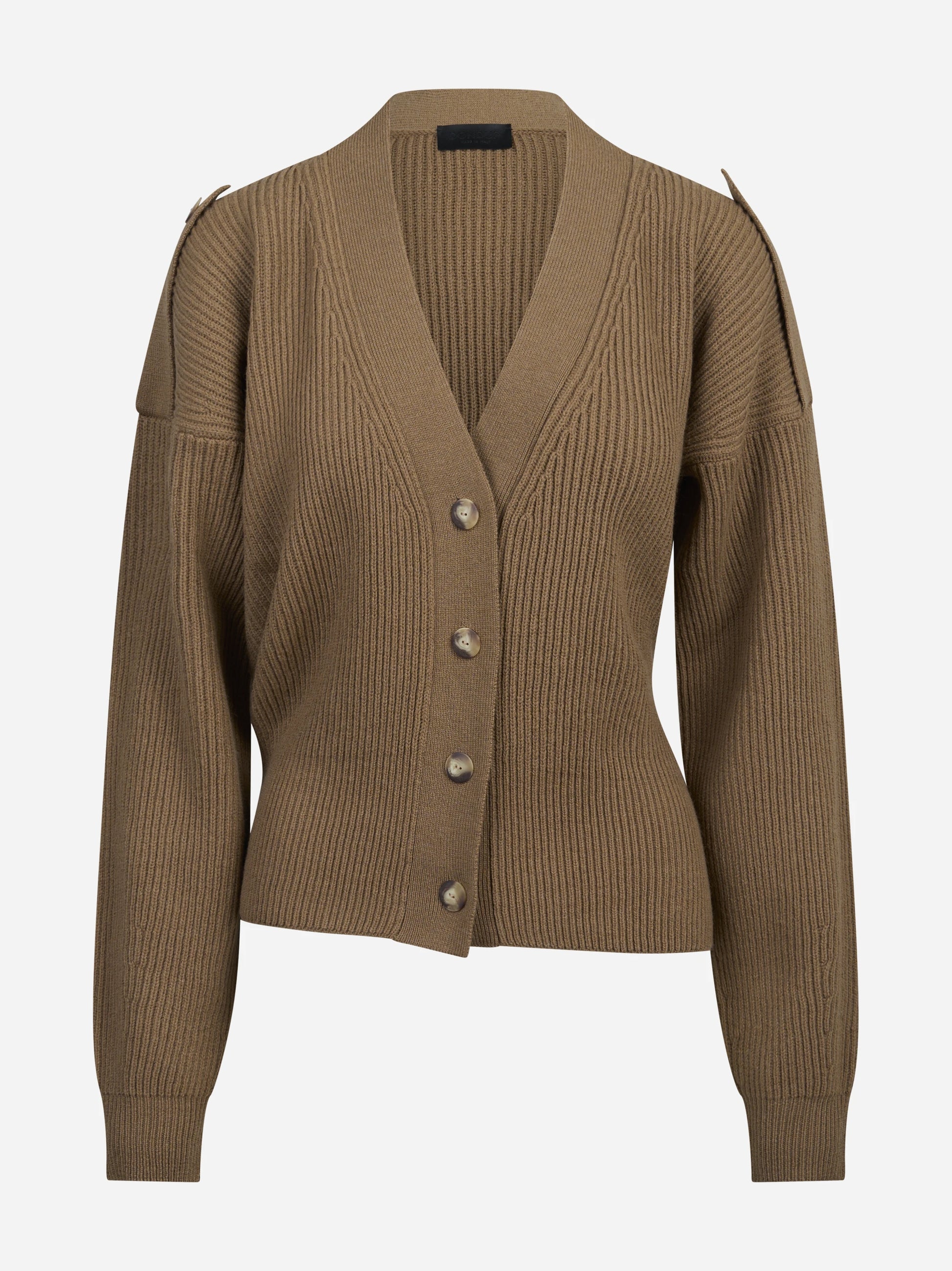 Cardigan pescatore regular-fit marrone DONDUP – immagine 1 di 3