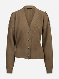 Cardigan pescatore regular-fit marrone DONDUP – immagine 1 di 3