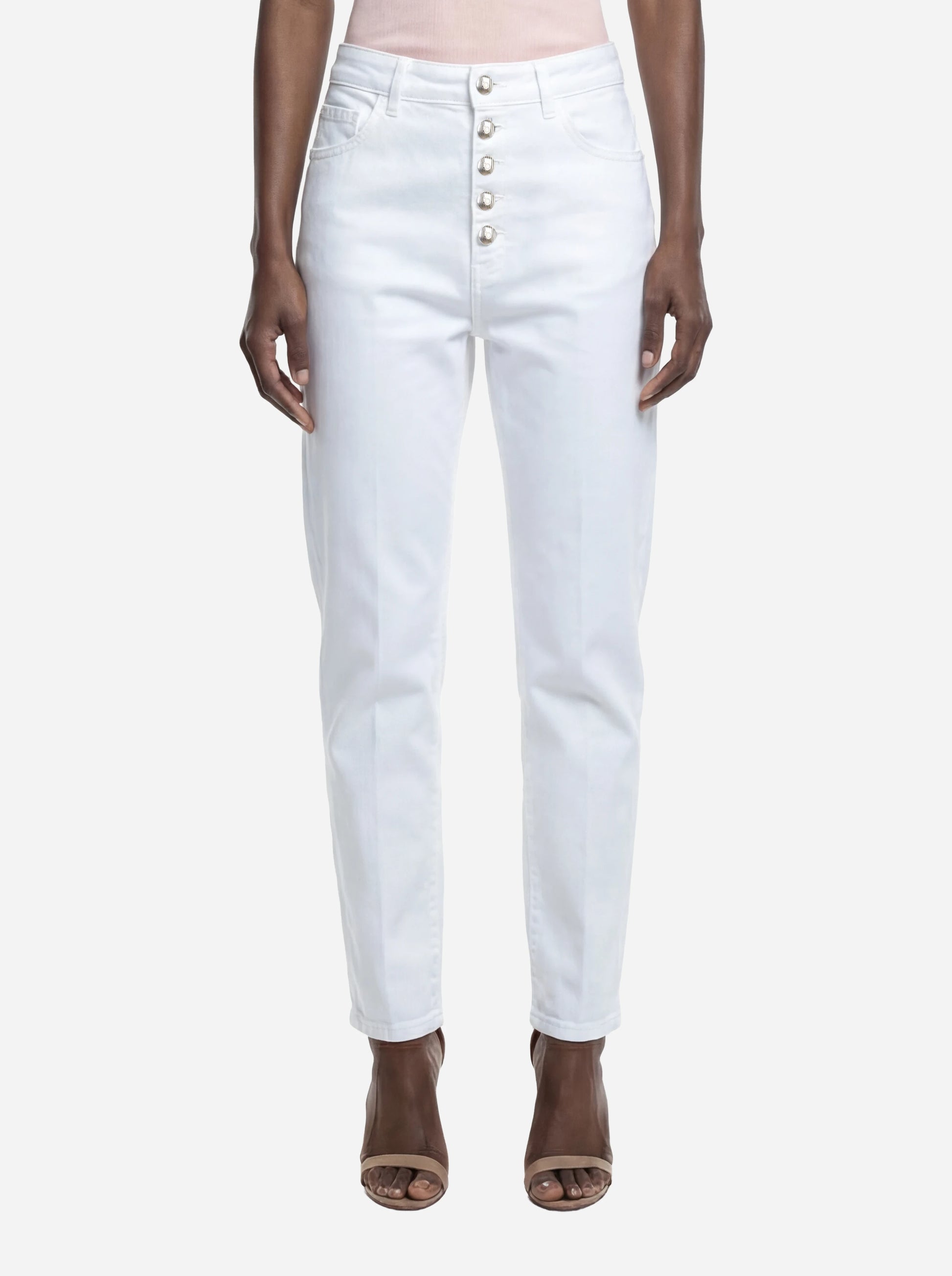 Jeans Koons loose fit in bull stretch bianco