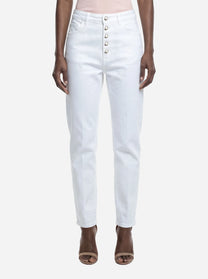 Jeans Koons loose fit in bull stretch bianco