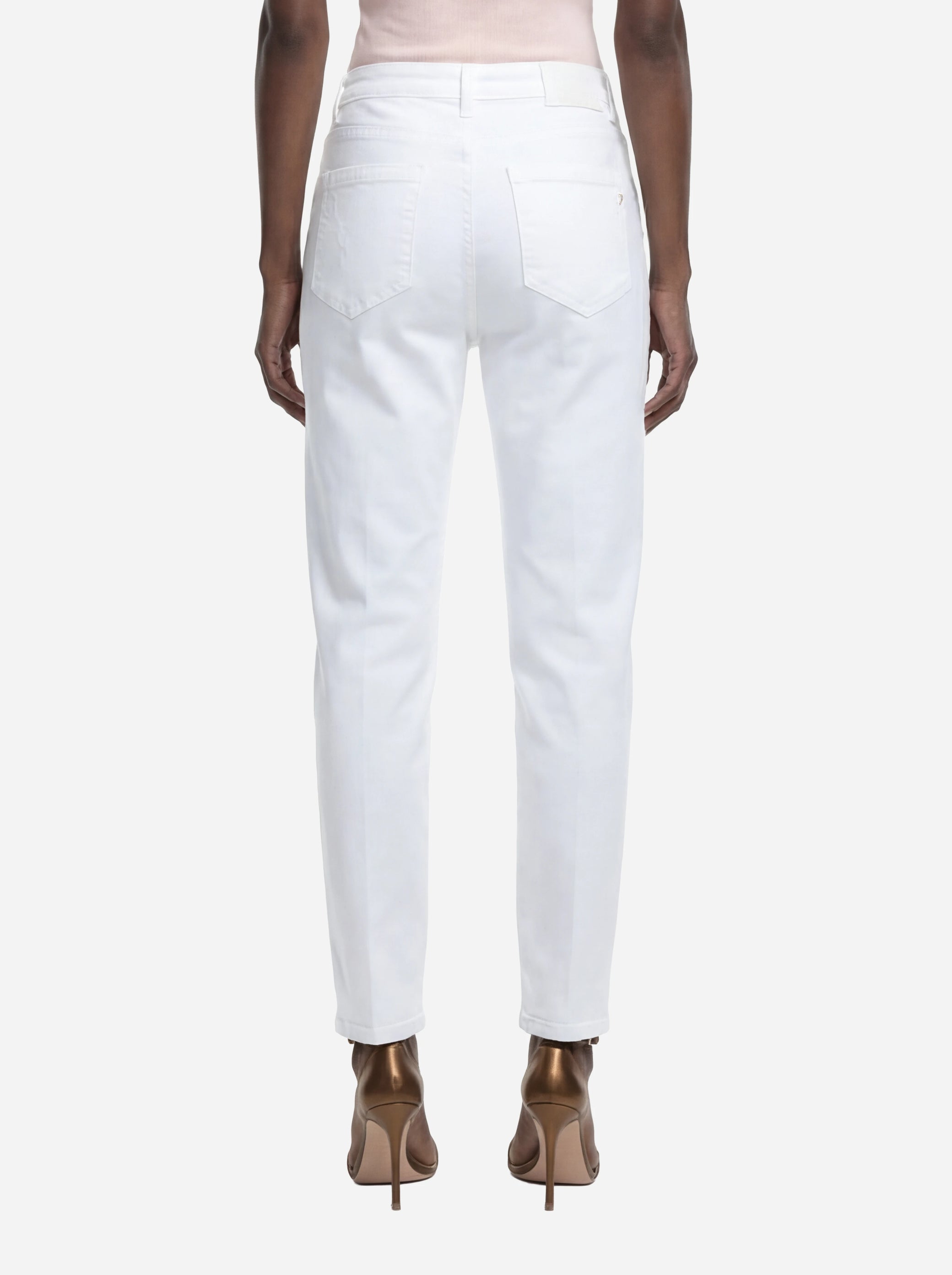 Jeans Koons loose fit in bull stretch bianco