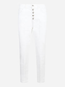 Jeans Koons loose fit in bull stretch bianco