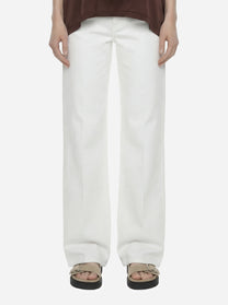 Jeans Jacklyn wide leg in bull stretch bianco