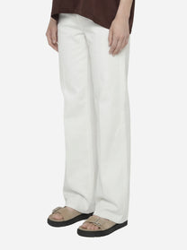 Jeans Jacklyn wide leg in bull stretch bianco