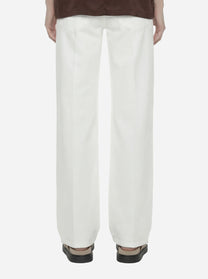 Jeans Jacklyn wide leg in bull stretch bianco