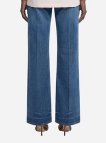 Jeans Amber wide leg in denim stretch