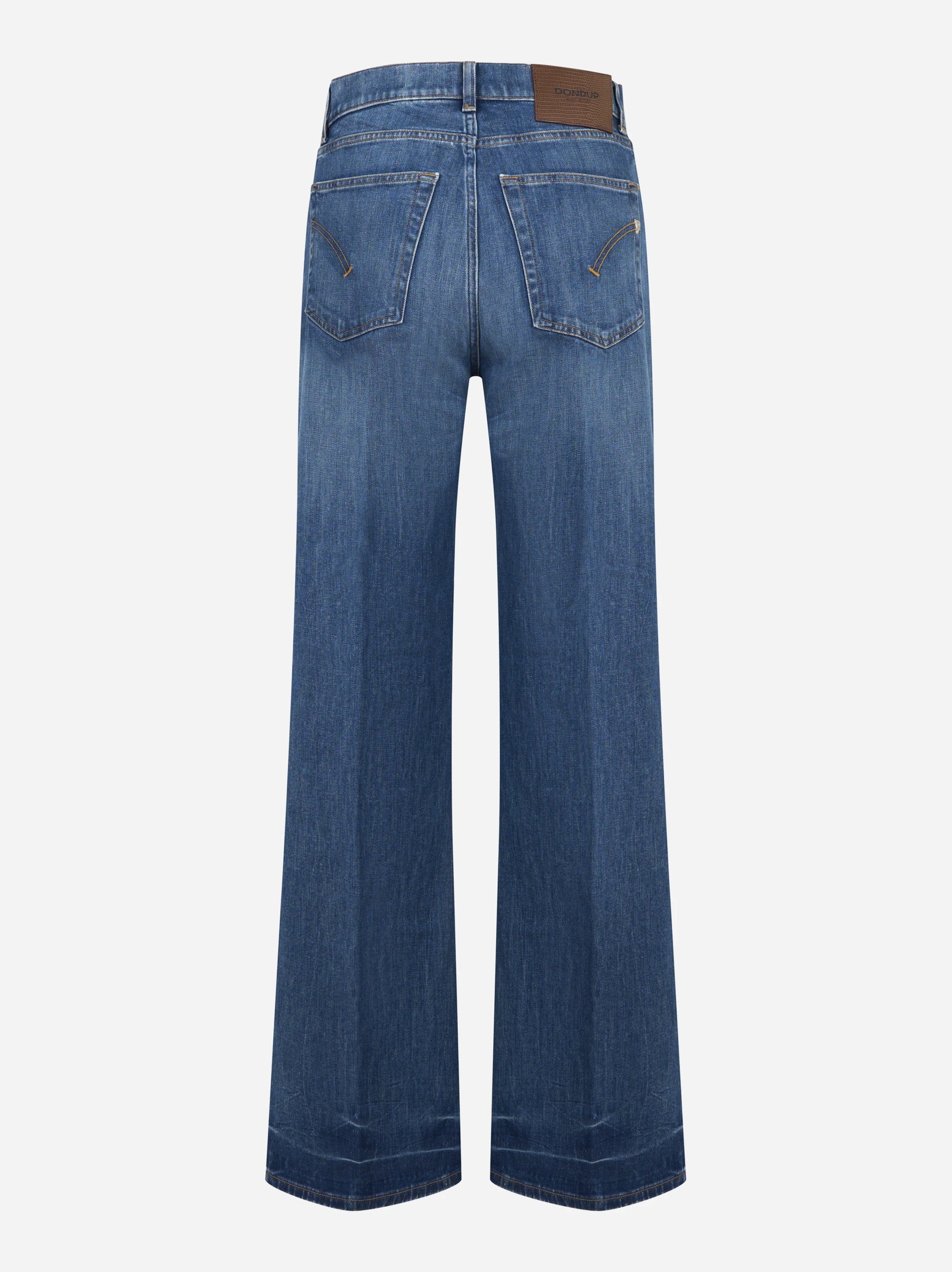 Jeans Amber wide leg in denim stretch