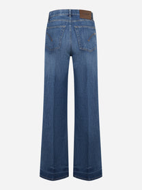 Jeans Amber wide leg in denim stretch