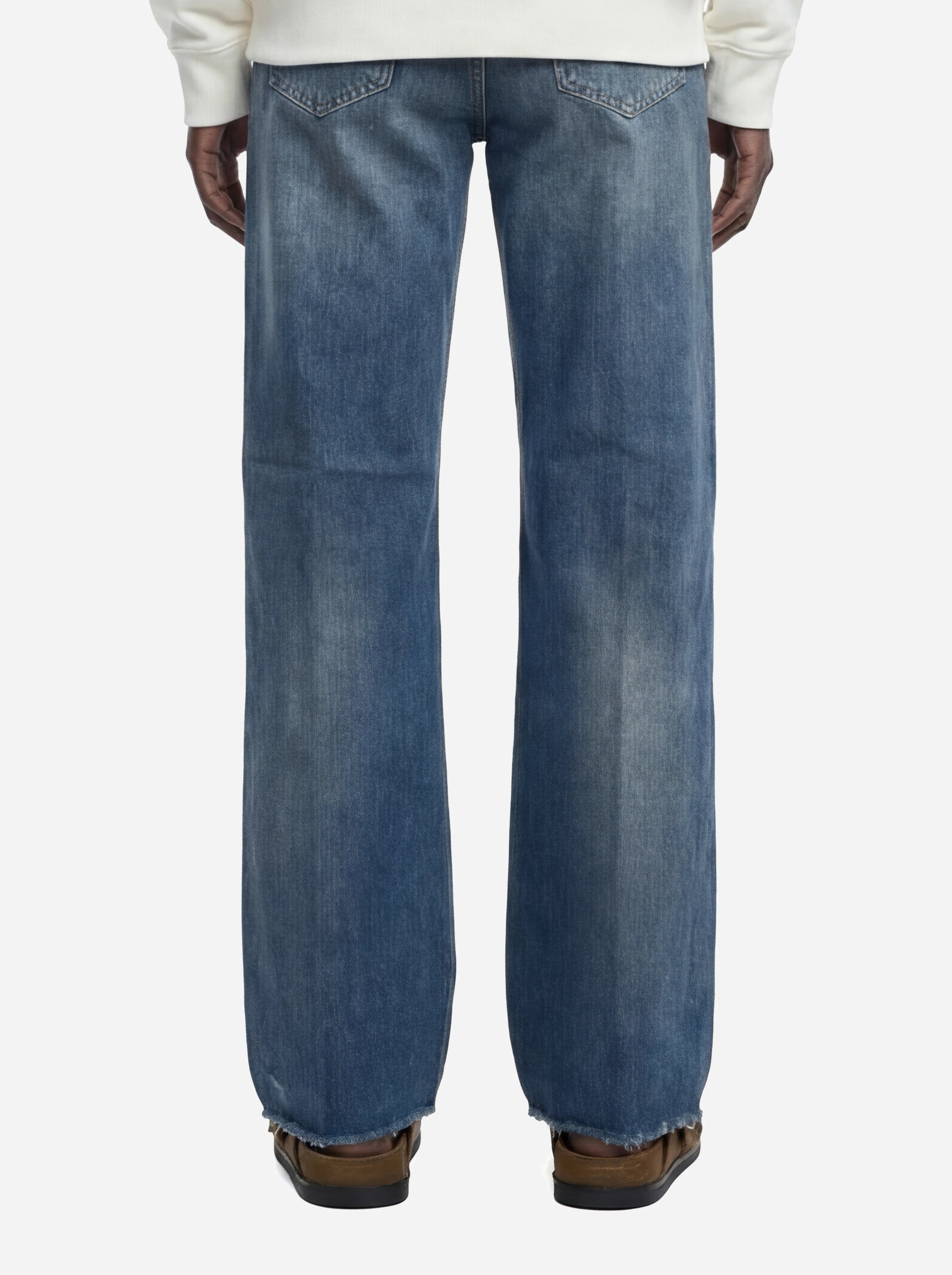 Jeans Francine Wide Leg in denim fermo