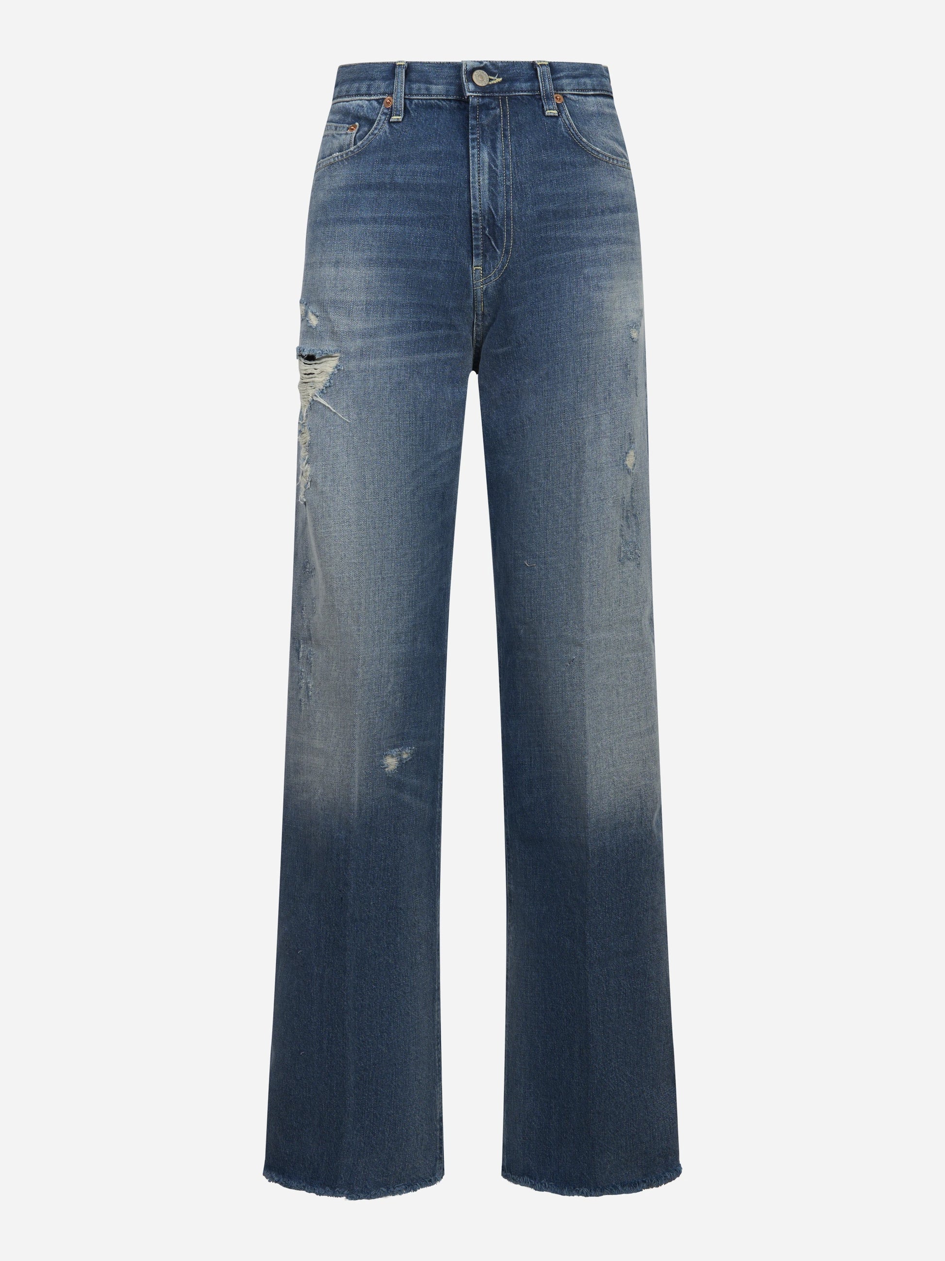 Jeans Francine Wide Leg in denim fermo