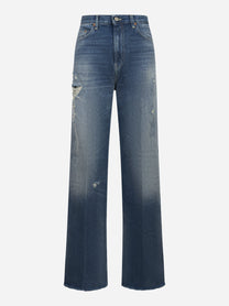 Jeans Francine Wide Leg in denim fermo