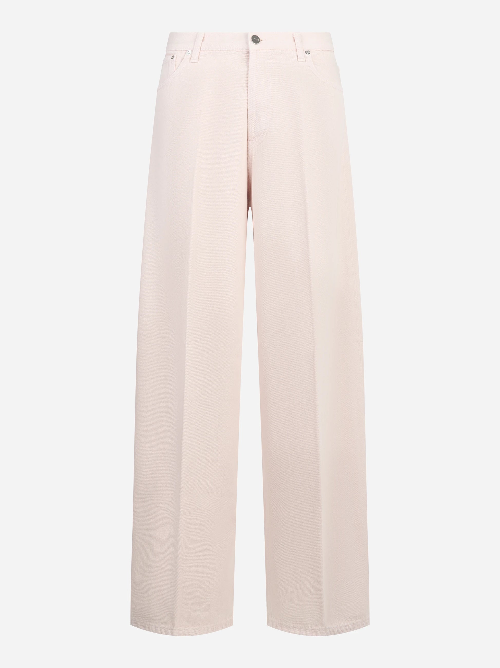 Jeans Dakota loose in bull fisso rosa