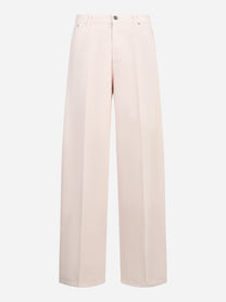 Jeans Dakota loose in bull fisso rosa