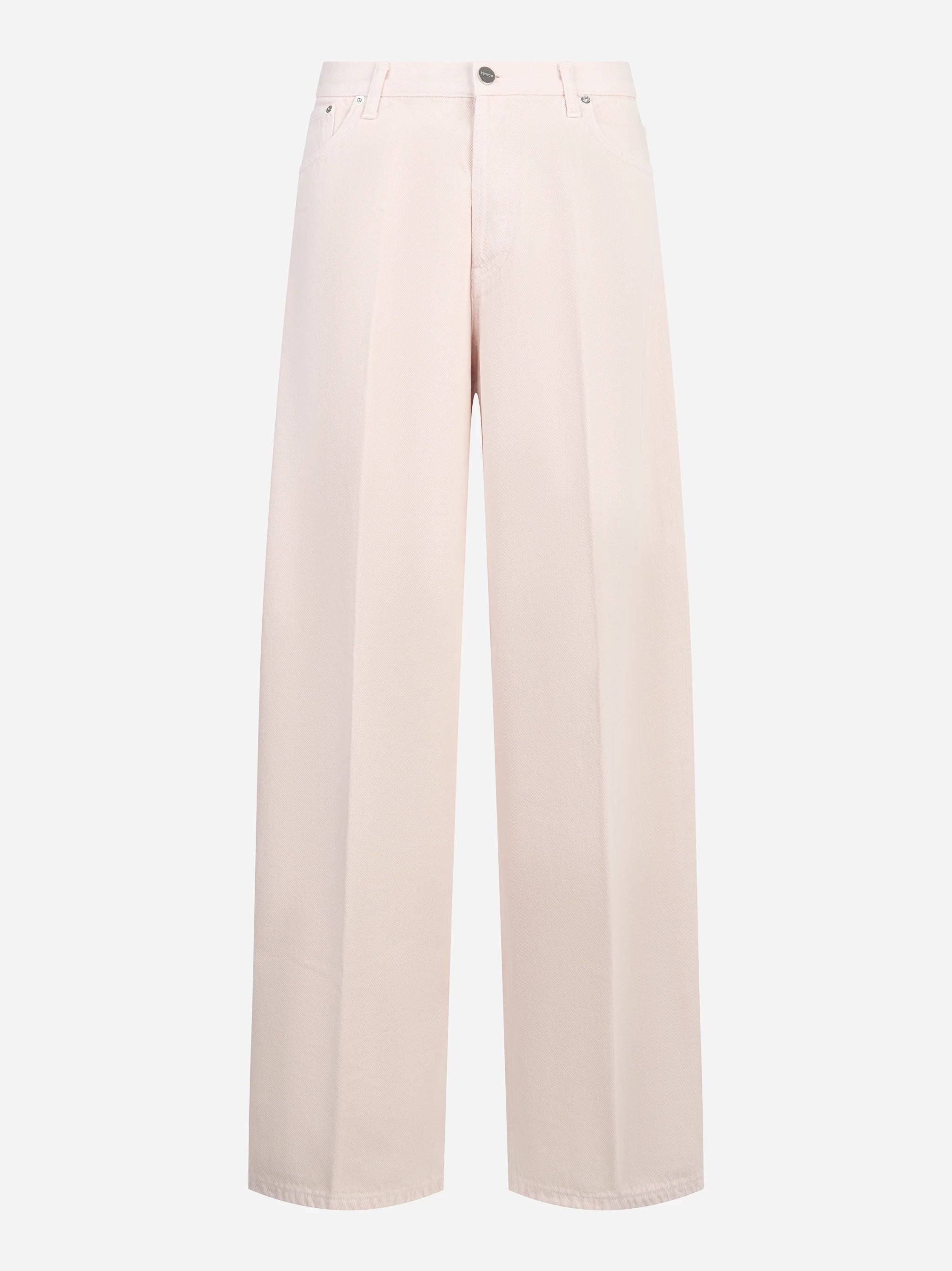 Jeans Dakota loose in bull fisso rosa