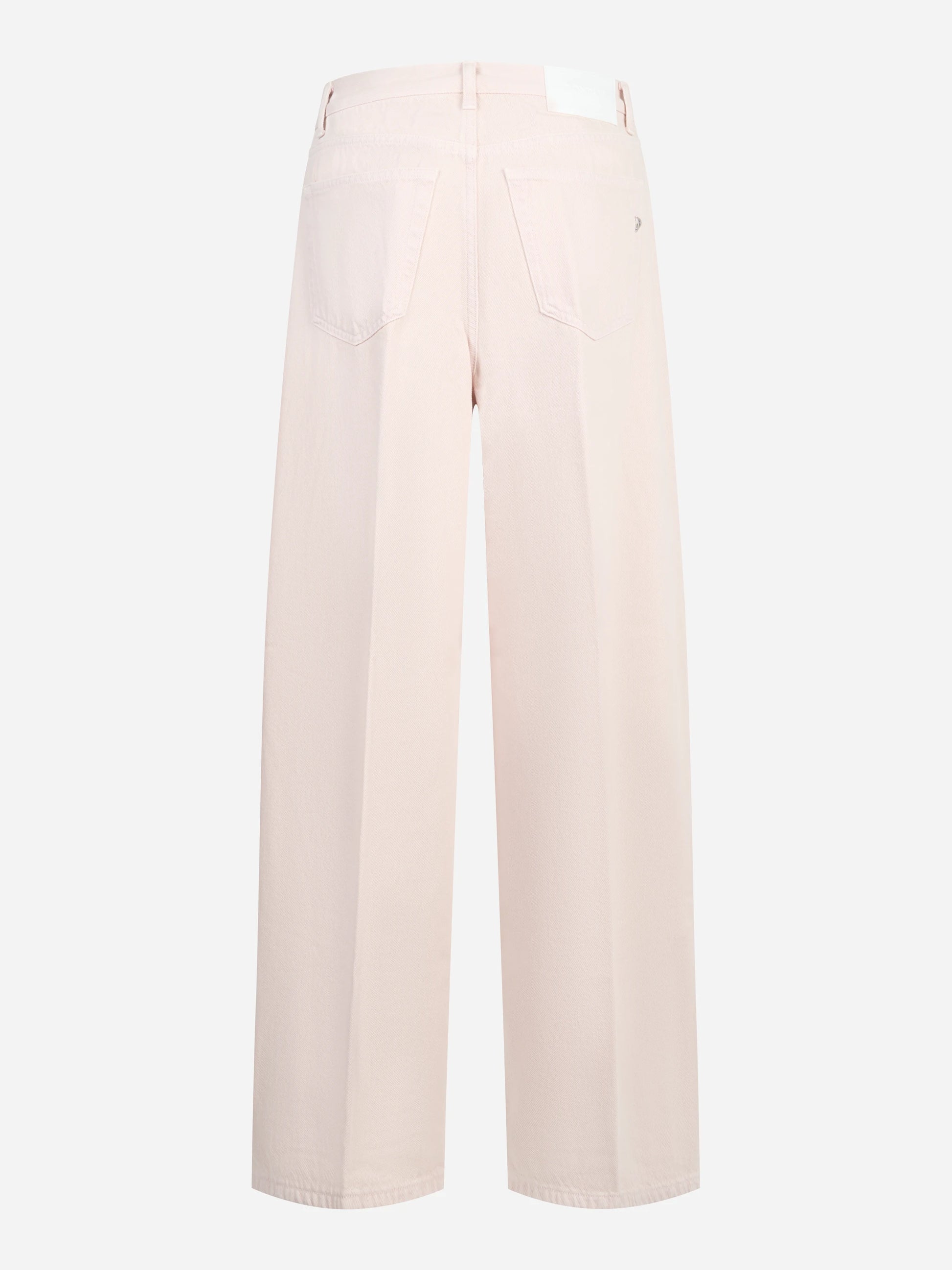Jeans Dakota loose in bull fisso rosa