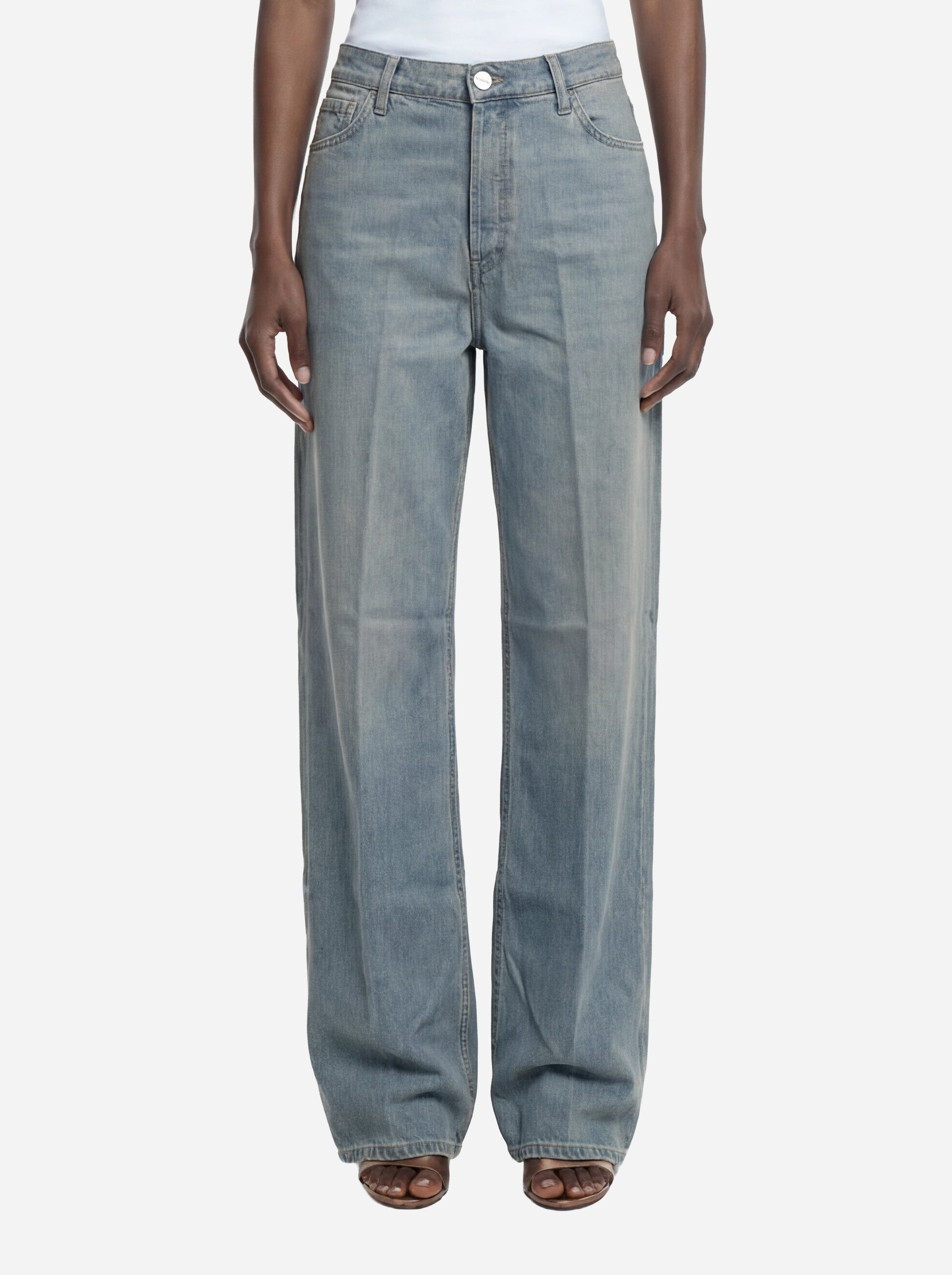 Jeans Dakota loose in denim fermo