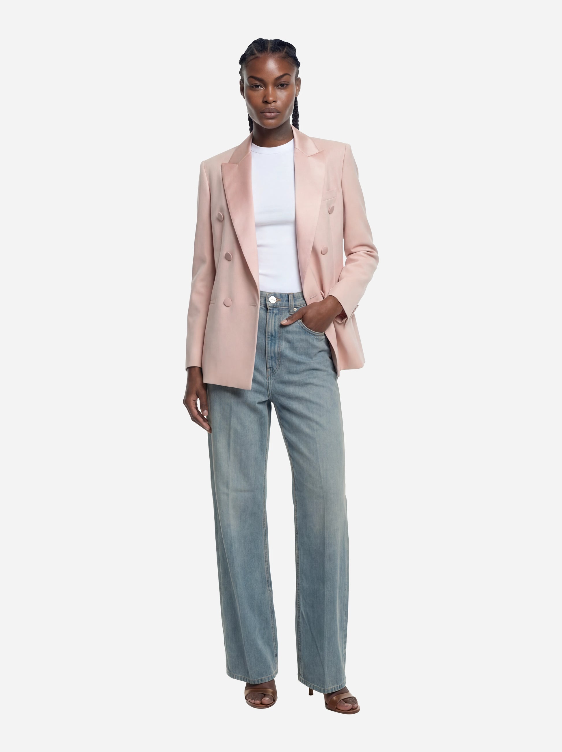 Jeans Dakota loose in denim fermo