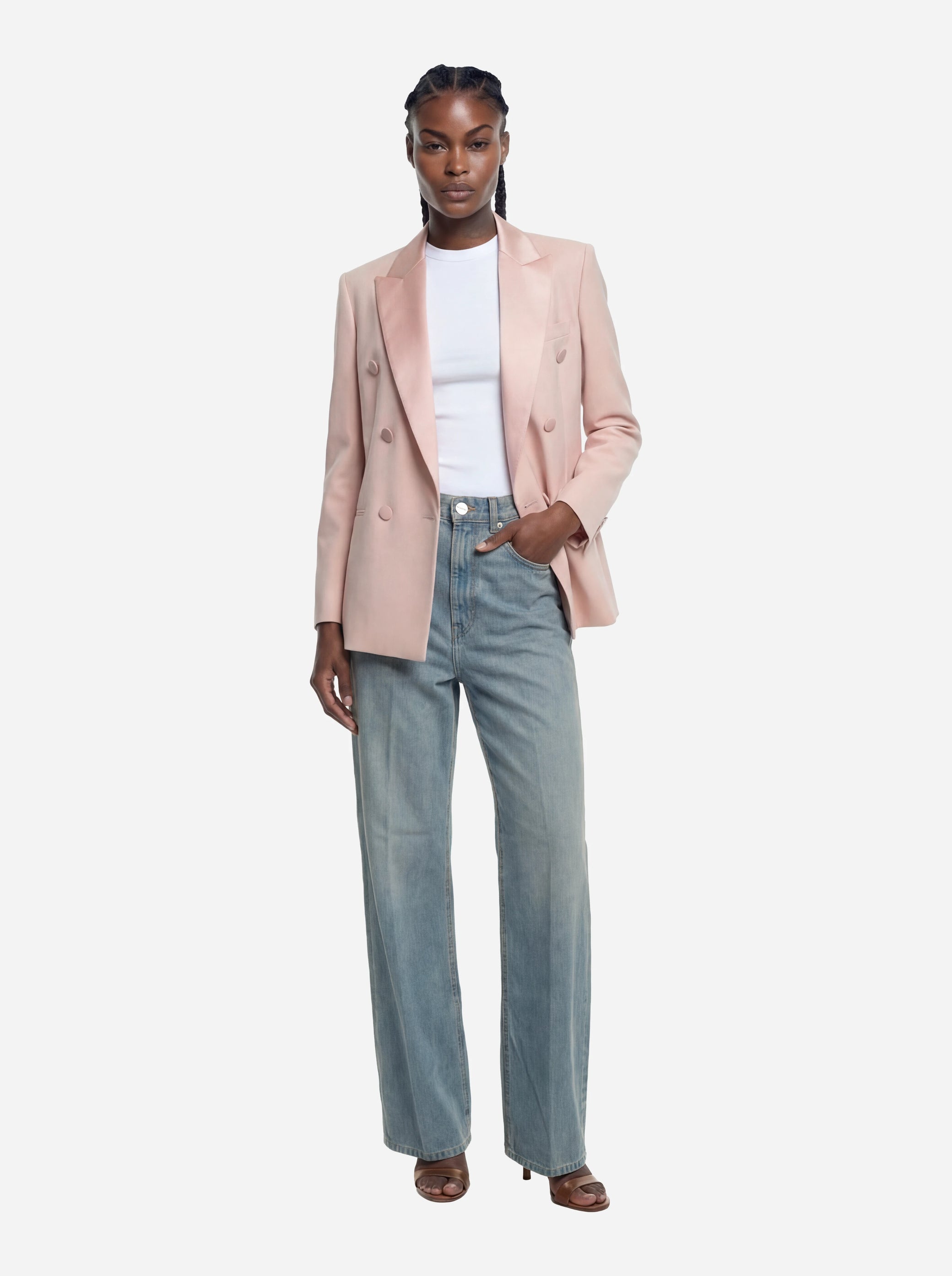 Jeans Dakota loose in denim fermo