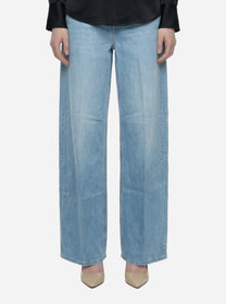 Jeans Alek Loose in denim fisso