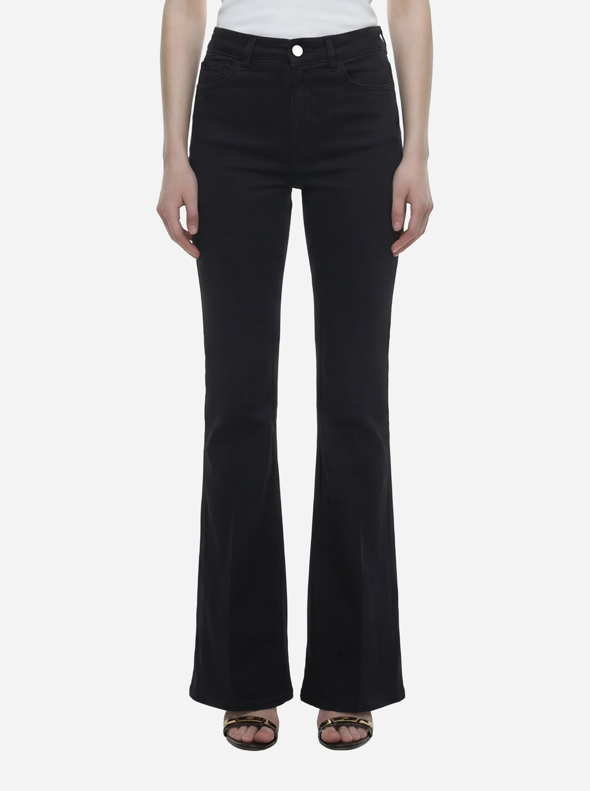 Jeans Karen super skinny bootcut in denim stretch riciclato