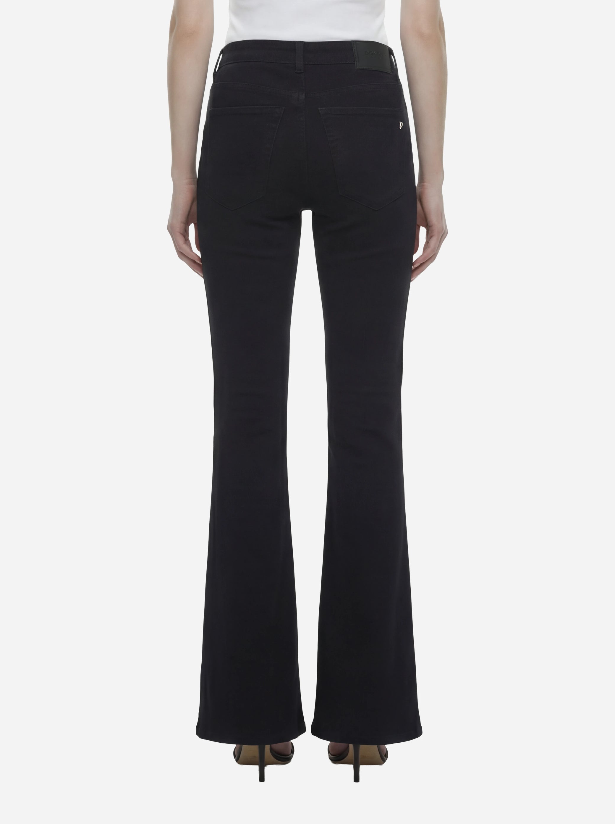 Jeans Karen super skinny bootcut in denim stretch riciclato