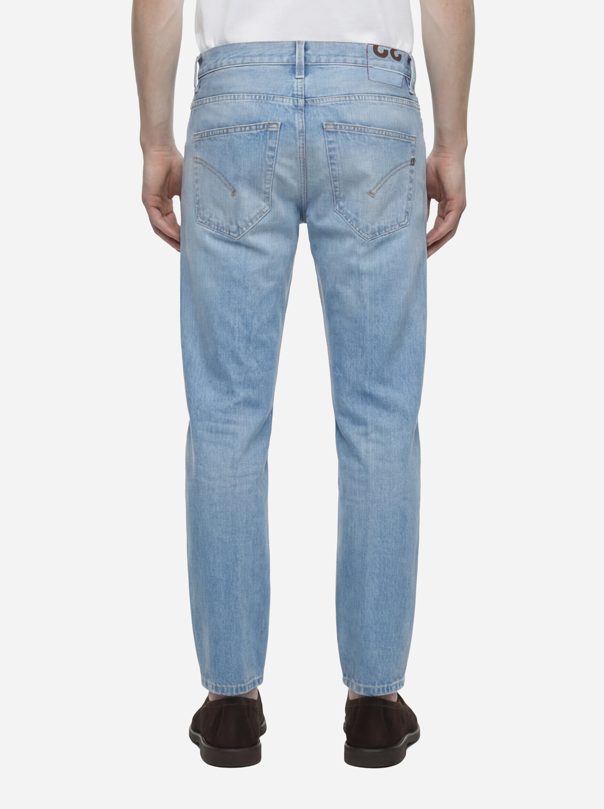Jeans carrot fit Brighton in denim fermo
