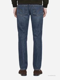 Jeans Dian slim fit blu - indossato, vista posteriore